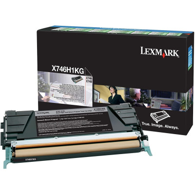 Lexmark X746H1KG, originální toner, černý, 12000 stran