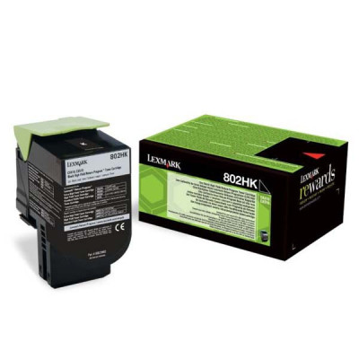 Lexmark 80C2HK0 (80C2HKE, 80C0H10), originální toner, černý, 4000 stran