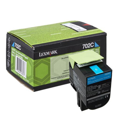 Lexmark 70C20C0 (70C20CE), originální toner, azurový, 1000 stran