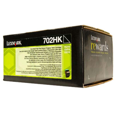 Lexmark 70C2HK0 (70C2HKE), originální toner, černý, 4000 stran