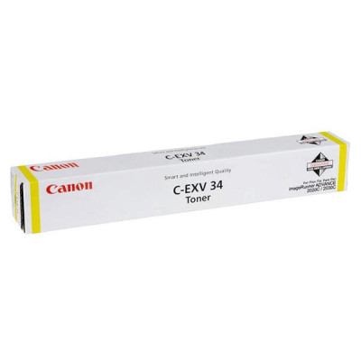 Canon C-EXV34Y (3785B002), originální toner, žlutý, 19000 stran