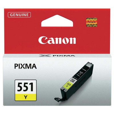 Canon CLI-551Y (6511B001), originální inkoust, žlutý, 7 ml