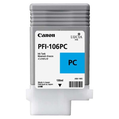 Canon PFI-106PC (6625B001), originální inkoust, photo azurový, 130 ml