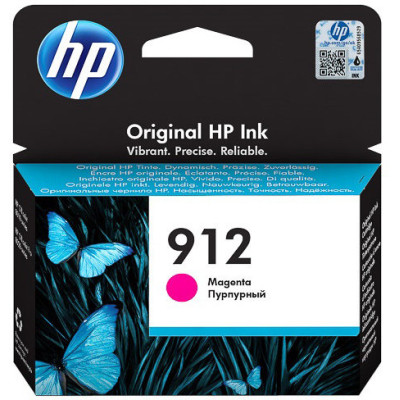 HP 3YL78AE (912), originální inkoust, purpurový, 315 stran