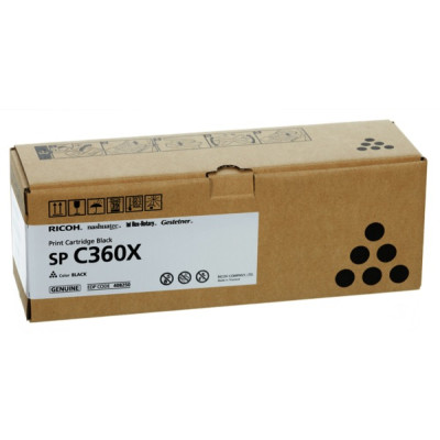 Ricoh 408250, originální toner, černý, 10000 stran