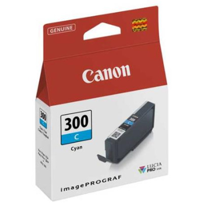 Canon PFI-300C (4194C001), originální inkoust, azurový, 14,4 ml