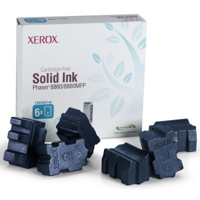 Xerox 108R00817, originální toner, azurový, 14000 stran, 6-pack