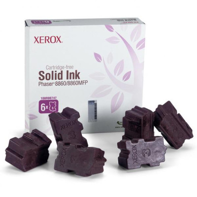 Xerox 108R00818, originální toner, purpurový, 14000 stran, 6-pack