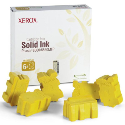 Xerox 108R00819, originální toner, žlutý, 14000 stran, 6-pack