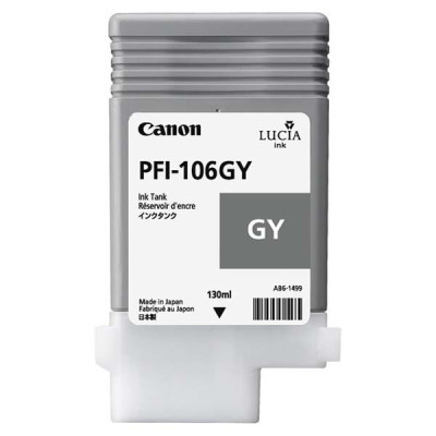 Canon PFI-106Gy (6630B001), originální inkoust, šedý, 130 ml