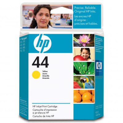 HP 51644YE (44), originální inkoust, žlutý, 42 ml