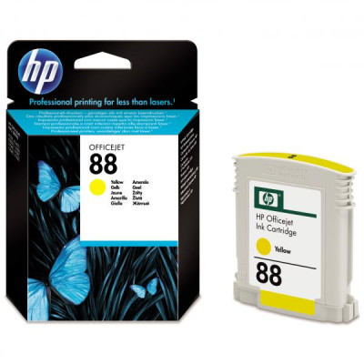 HP C9388AE (88), originální inkoust, žlutý, 9 ml