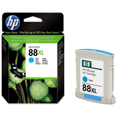 HP C9391AE (88XL), originální inkoust, azurový, 17,1 ml