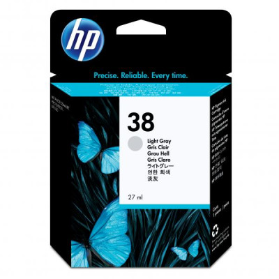 HP C9414A (38), originální inkoust, světle šedý, 27 ml