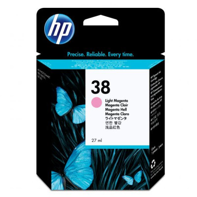 HP C9419A (38), originální inkoust, světle purpurový, 27 ml