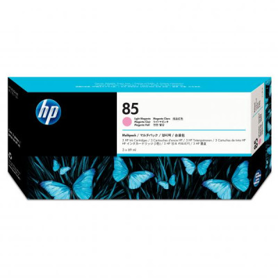 HP C9435A (85), originální inkoust, světle purpurový, 3 × 28 ml, 3-pack