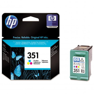 HP CB337EE (351), originální inkoust, barevný, 3,5 ml