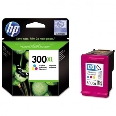 HP CC644EE (300XL), originální inkoust, barevný, 11 ml