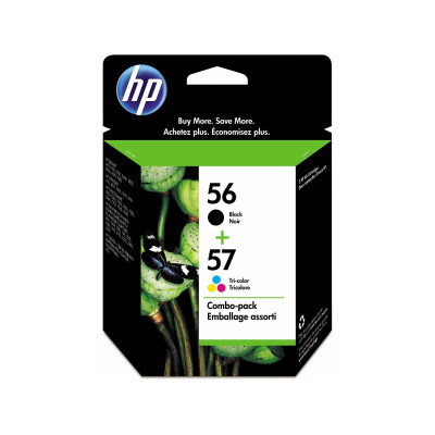 HP SA342AE (56/57), originální inkoust, černý/barevný, 520 + 500 stran, 2-pack