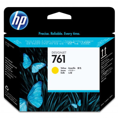 HP CH645A (761), originální tisková hlava, žlutá