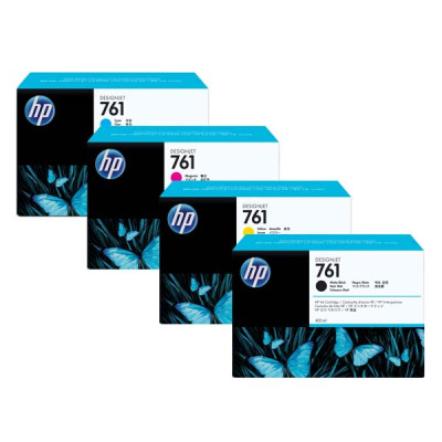 HP CR270A (761), originální inkoust, žlutý, 3 × 400 ml, 3-pack