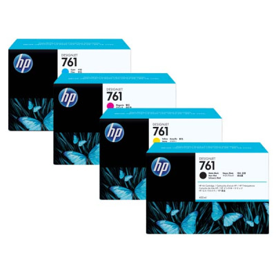 HP CR271A (761), originální inkoust, purpurový, 3 × 400 ml, 3-pack