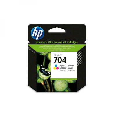 HP CN693AE (704), originální inkoust, barevný, 5,5 ml