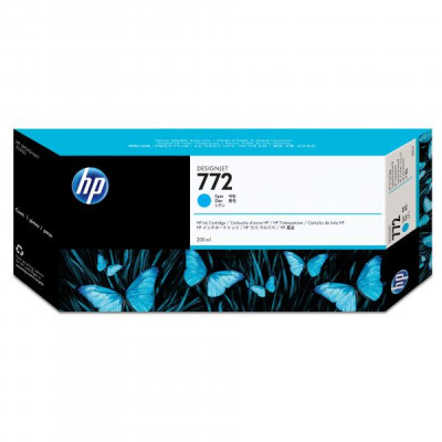 HP CN636A (722), originální inkoust, azurový, 300 ml