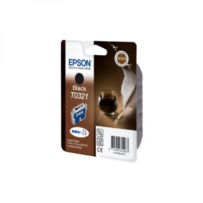 Epson T0321 (C13T032140), originální inkoust, černý, 1240 stran (33 ml)