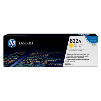 HP C8552A (822A), originální toner, žlutý, 25000 stran