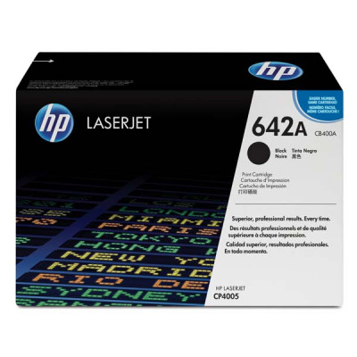 HP CB400A (642A), originální toner, černý, 7500 stran