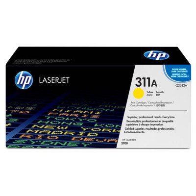 HP Q2682A (311A), originální toner, žlutý, 6000 stran