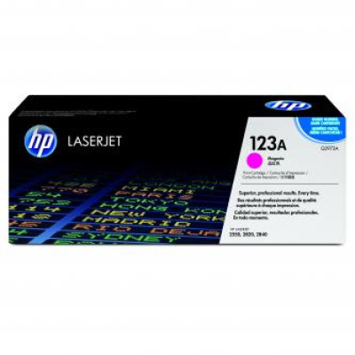 HP Q3973A (123A), originální toner, purpurový, 2000 stran