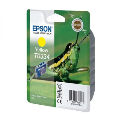 Epson T0334 (C13T033440), originální inkoust, žlutý, 440 stran (17 ml)