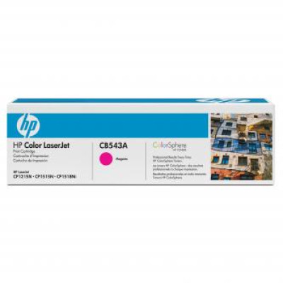 HP CB543A (125A), originální toner, purpurový, 1400 stran