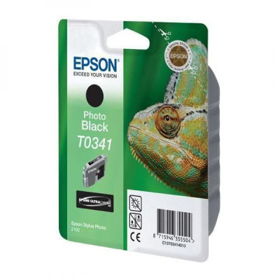 Epson T0341 (C13T034140), originální inkoust, photo černý, 628 stran (17 ml)