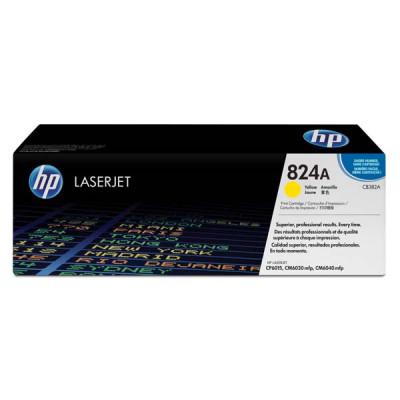 HP CB382A (824A), originální toner, žlutý, 21000 stran