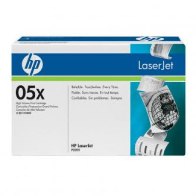 HP CE505X (05X), originální toner, černý, 6500 stran