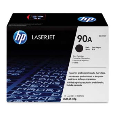 HP CE390A (90A), originální toner, černý, 10000 stran