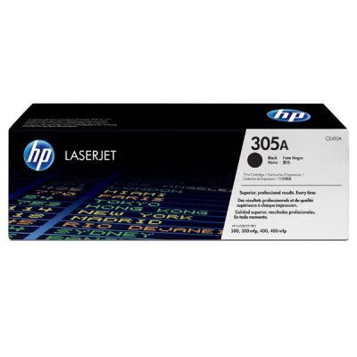 HP CE410A (305A), originální toner, černý, 2200 stran