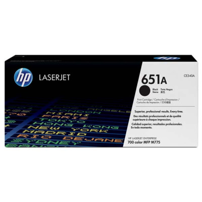 HP CE340A (651A), originální toner, černý, 13500 stran