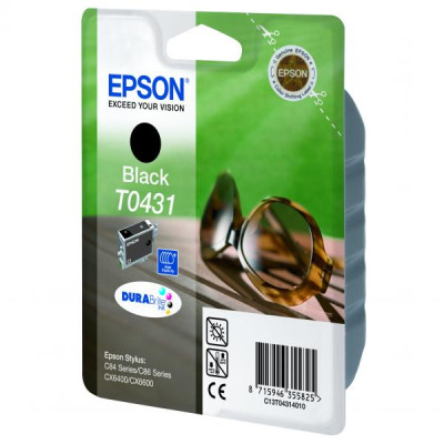 Epson T0431 (C13T043140), originální inkoust, černý, 1350 stran (29 ml)