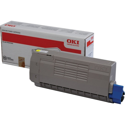 Oki MC770 (45396301), originální toner, žlutý, 6000 stran