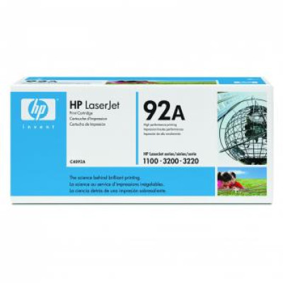 HP C4092A (92A), originální toner, černý, 2500 stran