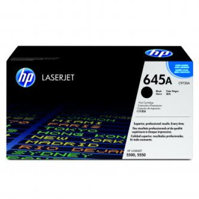 HP C9730A (645A), originální toner, černý, 13000 stran