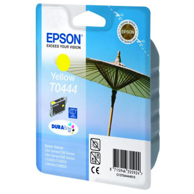 Epson T0444 (C13T044440), originální inkoust, žlutý, 420 stran (13 ml)