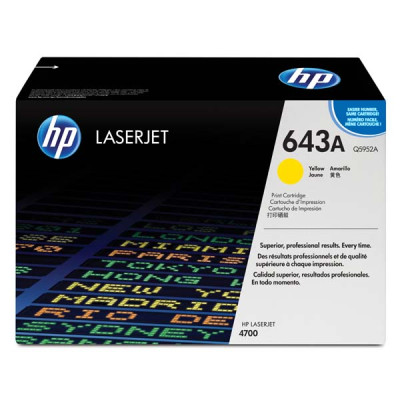 HP Q5952A (643A), originální toner, žlutý, 10000 stran