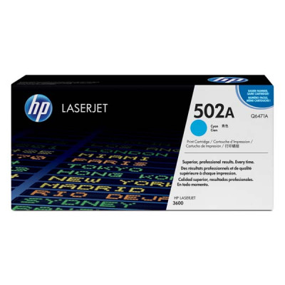 HP Q6471A (502A), originální toner, azurový, 4000 stran