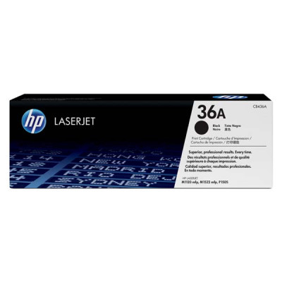 HP CB436A (36A), originální toner, černý, 2000 stran