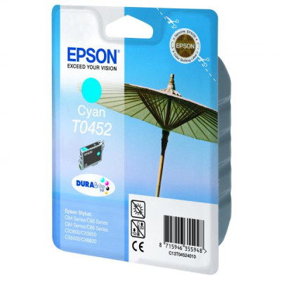 Epson T0452 (C13T045240), originální inkoust, azurový, 250 stran (8 ml)